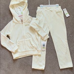 4T Girls Juicy Couture Velour tracksuit